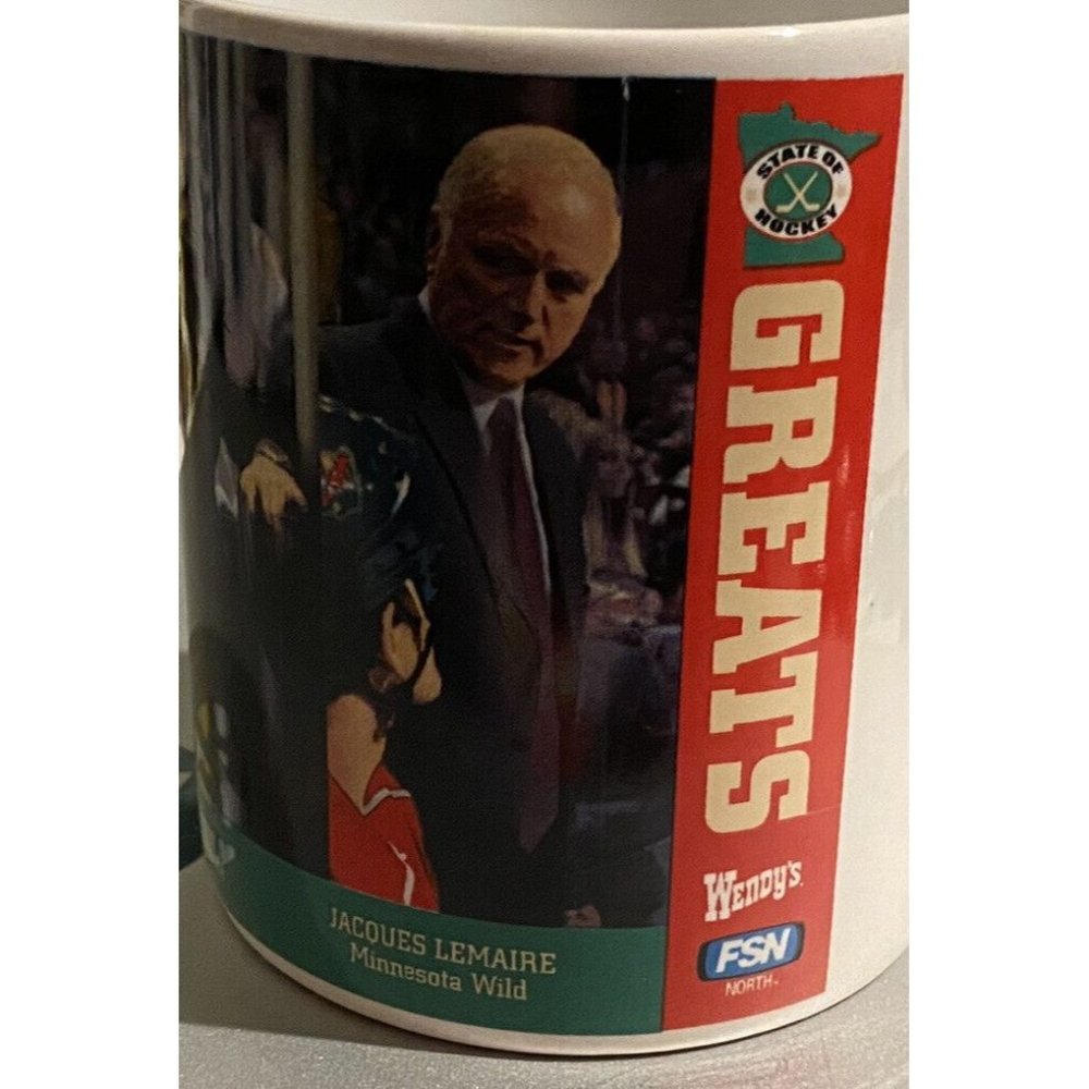 State of Hockey Greats Mug Coaches of MN Hockey HTF Wild UM North Stars Olympics